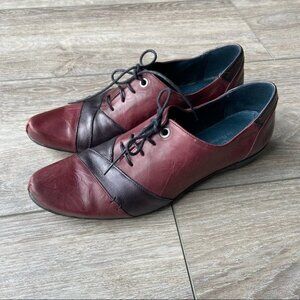Dorking Made in Spain Smooth  Leather Oxford Lace Up